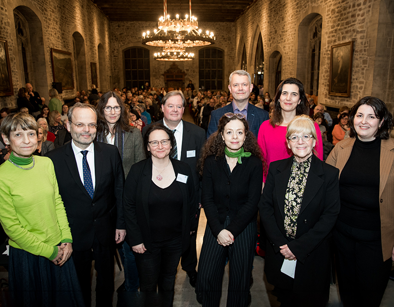 Teinehmer der Podiumsdiskussion 'Antisemitismus – Wissenschaftsfeindlichkeit'